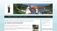 Desktop Screenshot of kloster-grimmenstein.ch