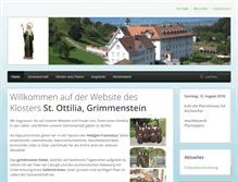 Tablet Screenshot of kloster-grimmenstein.ch